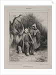 The Invalid, 1835 by Honoré Daumier; Aubert