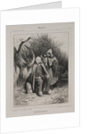 The Invalid, 1835 by Honoré Daumier; Aubert