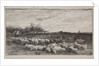 The Large Sheepfold, original impression 1862, printed in 1921 by Charles François Daubigny