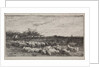The Large Sheepfold, original impression 1862, printed in 1921 by Charles François Daubigny