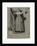The Letter of Admission, Interior of a Convent, c. 1867 by François Bonvin