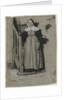 The Letter of Admission, Interior of a Convent, c. 1867 by François Bonvin
