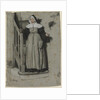 The Letter of Admission, Interior of a Convent, c. 1867 by François Bonvin