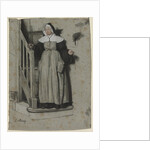 The Letter of Admission, Interior of a Convent, c. 1867 by François Bonvin