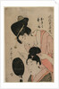 The Lovers Okiku and Kozuke?, mid 1800s by Utamaro II