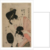 The Lovers Okiku and Kozuke?, mid 1800s by Utamaro II
