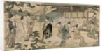 The Matsukaze Chapter of the Tale of Genji (from the series The Tale of Genji?, c. 1791 by Ch?bunsai Eishi
