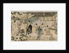 The Matsukaze Chapter of the Tale of Genji (from the series The Tale of Genji?, c. 1791 by Ch?bunsai Eishi