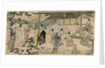 The Matsukaze Chapter of the Tale of Genji (from the series The Tale of Genji?, c. 1791 by Ch?bunsai Eishi