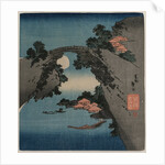 The Monkey Bridge, early 1830s by Katsushika Taito II