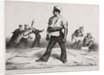 The Monthly Association: Do not meddle with it!, 1834 by Honoré Daumier; Aubert