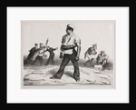 The Monthly Association: Do not meddle with it!, 1834 by Honoré Daumier; Aubert