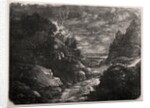 The Mountain Stream, 1871 by Rodolphe Bresdin