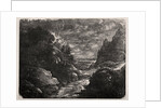 The Mountain Stream, 1871 by Rodolphe Bresdin