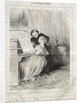 The Musicians of Paris, plate 6: If you knew how pretty you are!, 6 March 1841 by Honoré Daumier; Aubert
