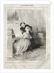 The Musicians of Paris, plate 6: If you knew how pretty you are!, 6 March 1841 by Honoré Daumier; Aubert