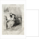 The Musicians of Paris, plate 6: If you knew how pretty you are!, 6 March 1841 by Honoré Daumier; Aubert