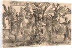The Nine Heroes: Arthur, Charles the Great, Godfrey of Bouillon, 1515-1517 by Lucas van Leyden