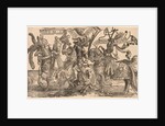 The Nine Heroes: Arthur, Charles the Great, Godfrey of Bouillon, 1515-1517 by Lucas van Leyden