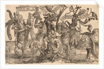 The Nine Heroes: Arthur, Charles the Great, Godfrey of Bouillon, 1515-1517 by Lucas van Leyden