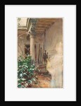 The Patio, 1908 by John Singer Sargent