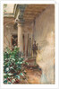 The Patio, 1908 by John Singer Sargent