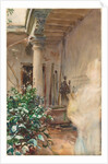 The Patio, 1908 by John Singer Sargent