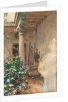 The Patio, 1908 by John Singer Sargent