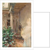 The Patio, 1908 by John Singer Sargent
