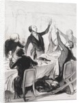 The Philanthropists of the Day, plate 8: A 43d Toast…to the Temperance Society, 1844 by Honoré Daumier