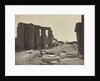 The Ramesseum, Thebes, 1869 by Adolphe Braun