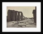 The Ramesseum, Thebes, 1869 by Adolphe Braun