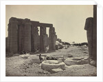 The Ramesseum, Thebes, 1869 by Adolphe Braun