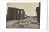 The Ramesseum, Thebes, 1869 by Adolphe Braun
