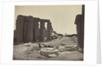 The Ramesseum, Thebes, 1869 by Adolphe Braun