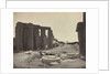 The Ramesseum, Thebes, 1869 by Adolphe Braun