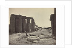 The Ramesseum, Thebes, 1869 by Adolphe Braun