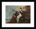 The Sacrifice of Isaac, Tobias and the Angel, The Angels Appearing to Abraham…, 1750s by Francesco Guardi