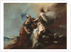 The Sacrifice of Isaac, Tobias and the Angel, The Angels Appearing to Abraham…, 1750s by Francesco Guardi