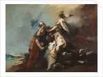 The Sacrifice of Isaac, Tobias and the Angel, The Angels Appearing to Abraham…, 1750s by Francesco Guardi