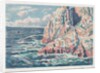 The Sea at Camaret, The Red Rocks, 1895 by Maximilien Luce