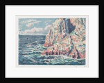 The Sea at Camaret, The Red Rocks, 1895 by Maximilien Luce