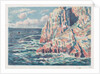 The Sea at Camaret, The Red Rocks, 1895 by Maximilien Luce