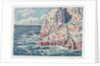 The Sea at Camaret, The Red Rocks, 1895 by Maximilien Luce