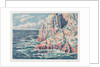 The Sea at Camaret, The Red Rocks, 1895 by Maximilien Luce