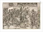 The Second Tournament with the Tapestry of Sampson and the Lion, 1509 by Lucas Cranach