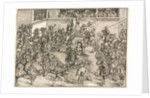 The Second Tournament with the Tapestry of Sampson and the Lion, 1509 by Lucas Cranach