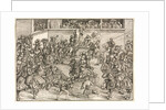 The Second Tournament with the Tapestry of Sampson and the Lion, 1509 by Lucas Cranach