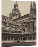 The Small Cloister of the Monastery at Pavia, c. 1860s by Maurizio Lotze (attributed to)