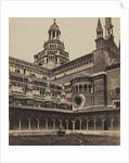 The Small Cloister of the Monastery at Pavia, c. 1860s by Maurizio Lotze (attributed to)